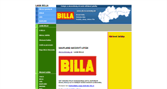 Desktop Screenshot of letak-billa.akcioveletaky.sk