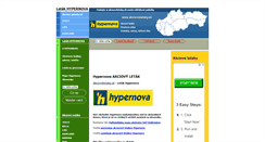 Desktop Screenshot of letak-hypernova.akcioveletaky.sk