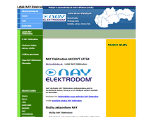 Tablet Screenshot of letak-nay-elektrodom.akcioveletaky.sk