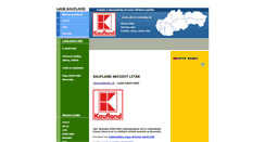 Desktop Screenshot of letak-kaufland.akcioveletaky.sk